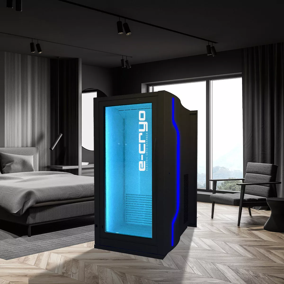 Chambre cryotherapie E-CRYO dans un espace premium